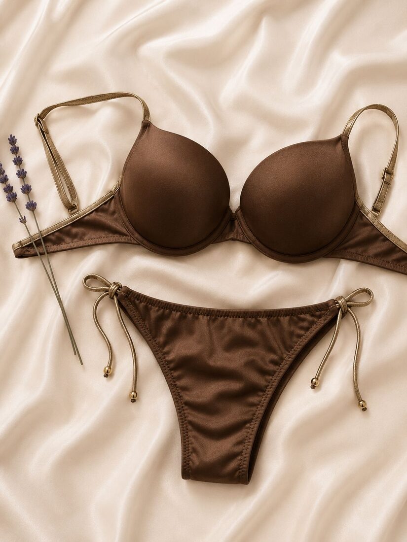 Tarçın Rengi Bikini Takımı